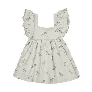 Rylee + Cru Mariposa Dress in Zebra Print